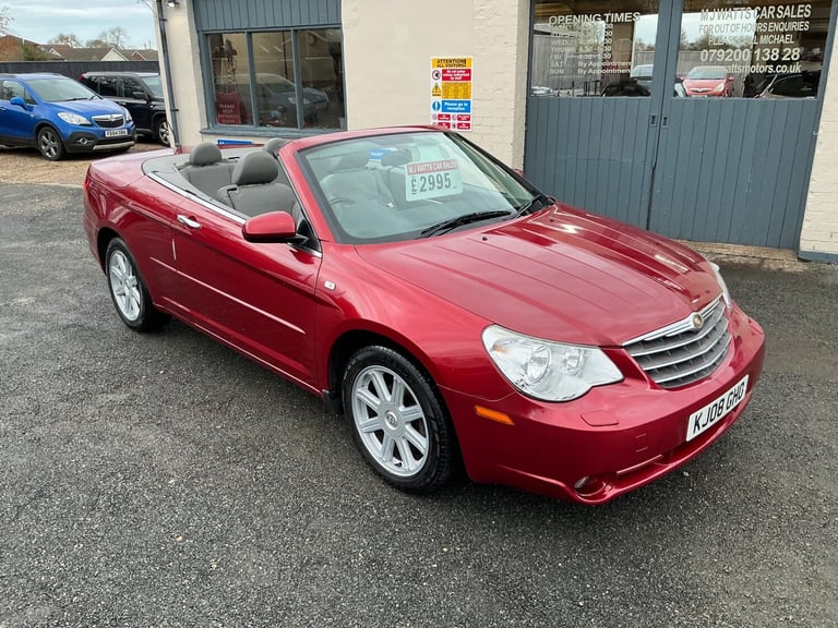 2008 Chrysler Sebring 2.0 CRD Limited 2dr CONVERTIBLE Diesel Manual