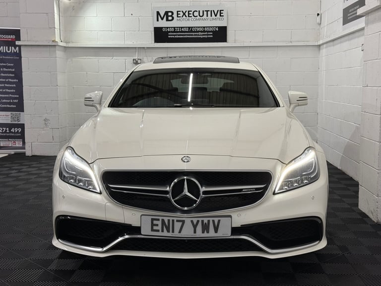 2017 17 MERCEDES BENZ CLS63 S AMG 5.5 V8 BI-TURBO 585 BHP SHOOTING BRAKE WHITE