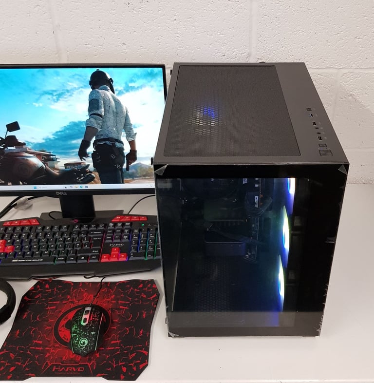 Pro Fast PC Asus Gaming PC Computer, AMD Ryzen 9,64GB RAM,2,256GB SSD+5TB HDD,Graphics,Fresh Win.11
