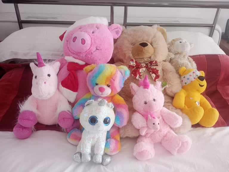 image for 8 Cuddly toys 