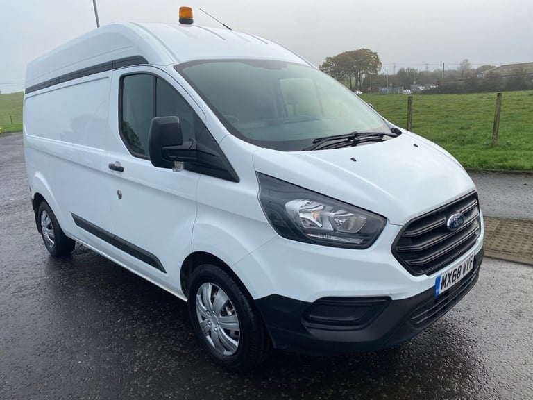 2019 68 FORD TRANSIT CUSTOM 2.0 340 ECOBLUE  LWB+HIGH ROOF NO VAT VAN L2 H2 EURO