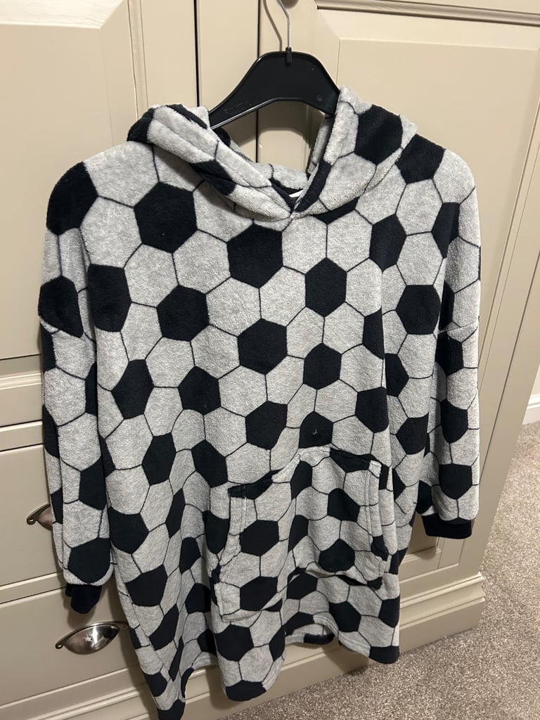 image for Football hoodie fleece long age 11-12
