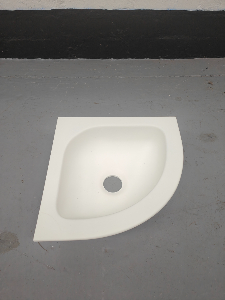 Mini corner sink for campervan or bathroom
