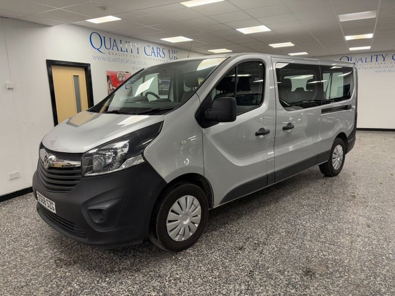 2018 Vauxhall Vivaro 1.6 CDTi 2900 Combi Van Double Cab 5dr Diesel Manual L2 H1 Euro 6 (s/s) (9  ...