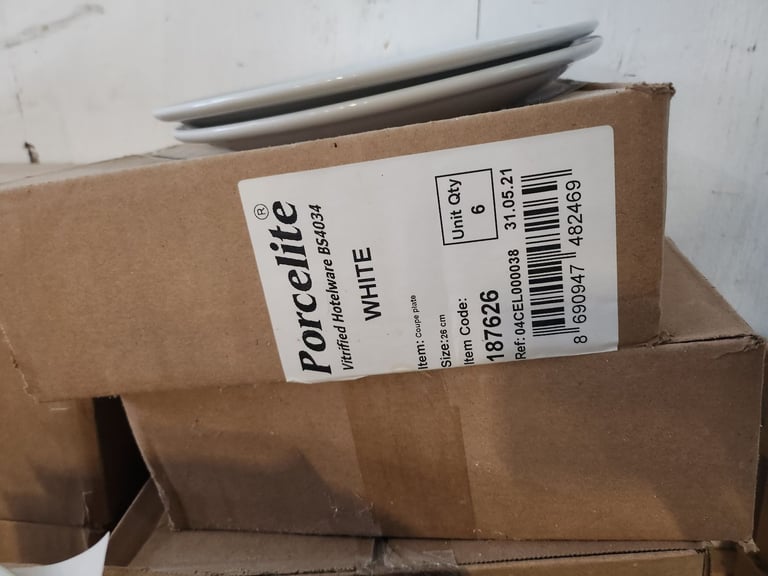 Porcelite Catering Hotel Coupe Plates (500)