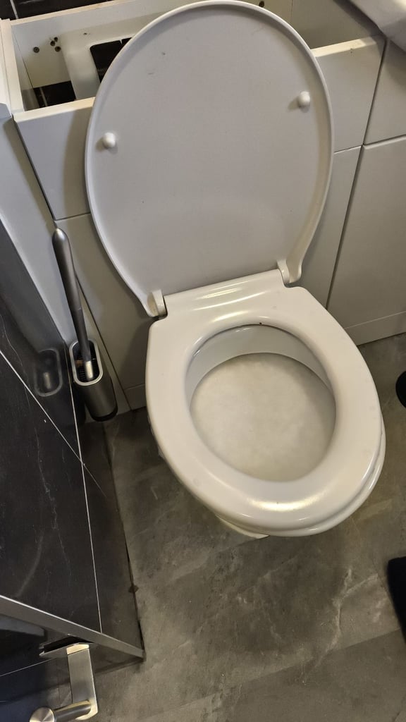 Toilet basin and cistern 