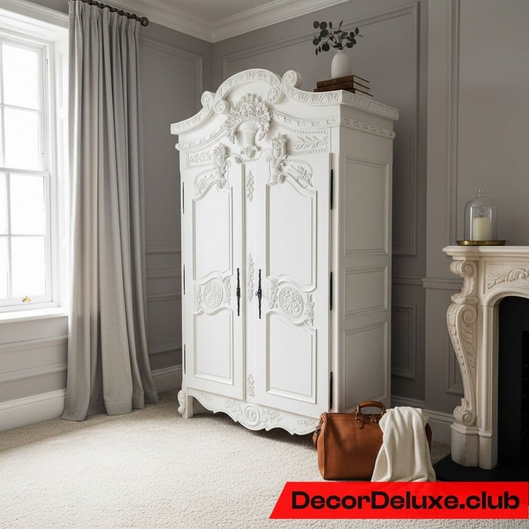 image for Barker & Stonehouse Baroque Rococo Extra-Large Double Wardrobe - Delivery Avail - 028A
