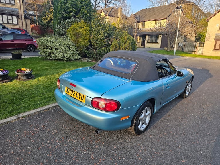★MAZDA MX-5 1.8-vvt ★50,000 MILES! STUNNING EXAMPLE! RARE CRYSTAL BLUE COLOUR MX5 ROADSTER 146BHP 