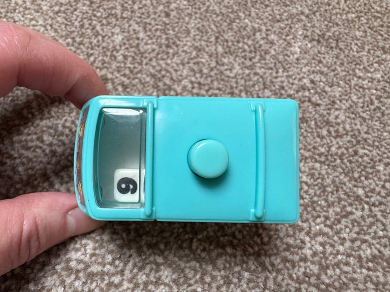 Vintage Scooby Doo money box, mystery machine van, dice roller DVD