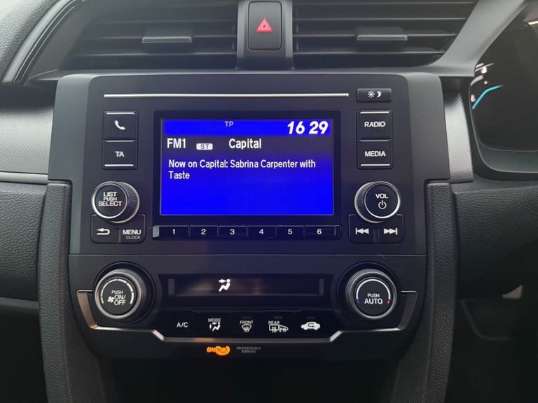 2018 18 HONDA CIVIC 1.0 VTEC TURBO SE HATCHBACK 5DR PETROL CVT EURO 6 (S/S) (129