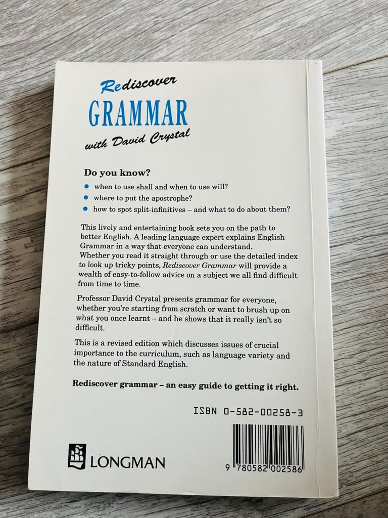 Rediscover Grammar book