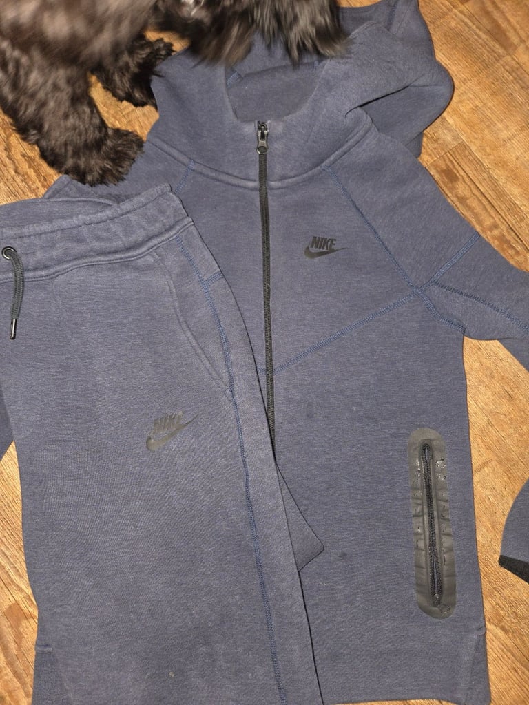 image for Boys blue nike tech tracksuit 