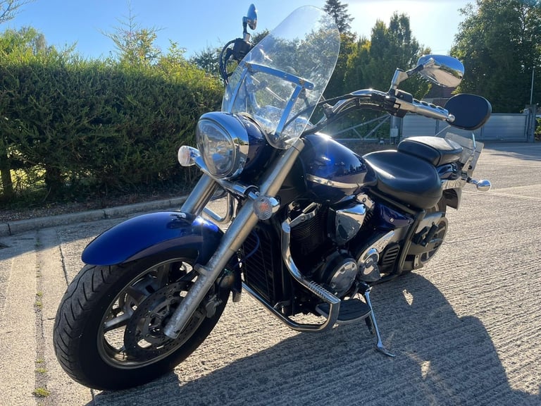 2013 13 YAMAHA XVS 1300 MIDNIGHT STAR CUSTOM CRUISER TOURER XVS1300 - 12k MILES