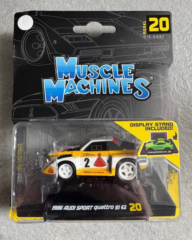 Maisto AUDI Quattro Sport S1 E2 Rally Car - 1/64 scale