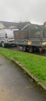 Bateson 10x5 caged/drop side/ flatbed trailer