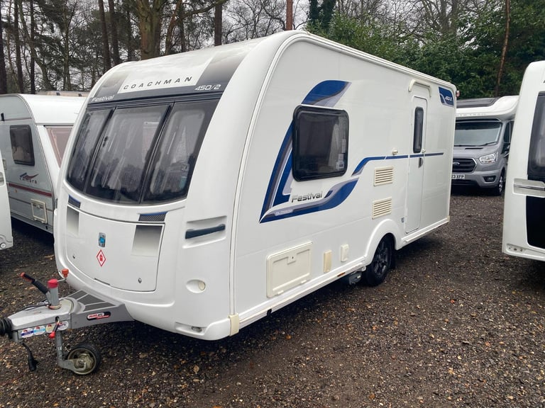 COACHMAN FESTIVAL 450/2 - 2016 - 2 BERTH - END WASHROOM - MOVER & AWNING - VGC 