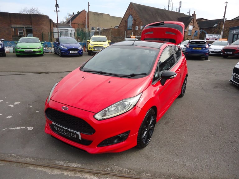 2017 Ford Fiesta 1.0 EcoBoost 140 ST-Line Red 3dr HATCHBACK Petrol Manual