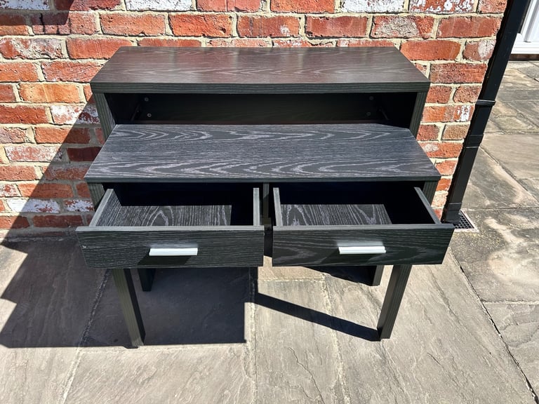 Black Office Desk - Good Condition 