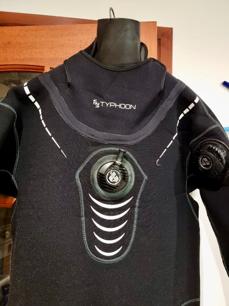 image for Typhoon Neo Quantum air ladies dry suit size 16 (L) size 8 boots