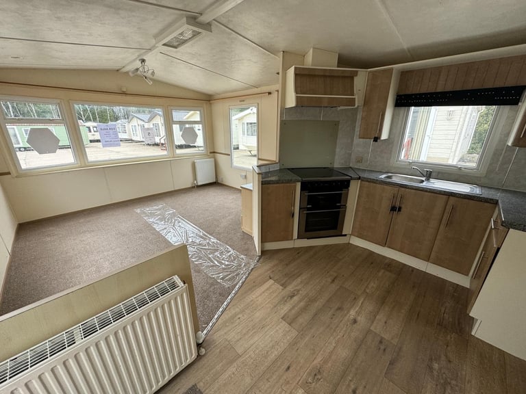 3 Bed Static Caravan - DG, CH, New Carpet - Offsite Sale, Own Land, Self Build