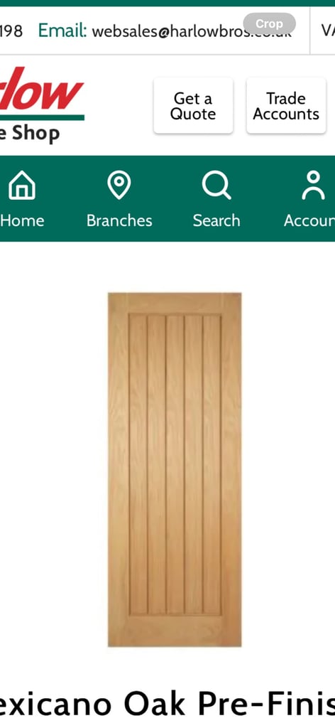 Mexicano Oak Door Pre-Finished 