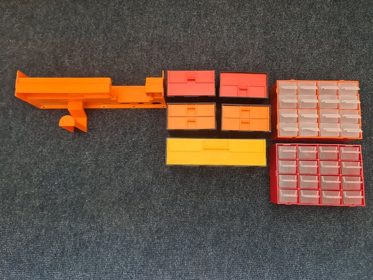 image for MULTI DRAWER PARTS STORAGE ORGANISER & DRILL HOLDER ( H )