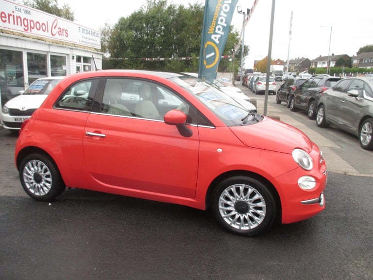 2016 Fiat 500 0.9 TwinAir Lounge Euro 6 (s/s) 3dr HATCHBACK Petrol Manual