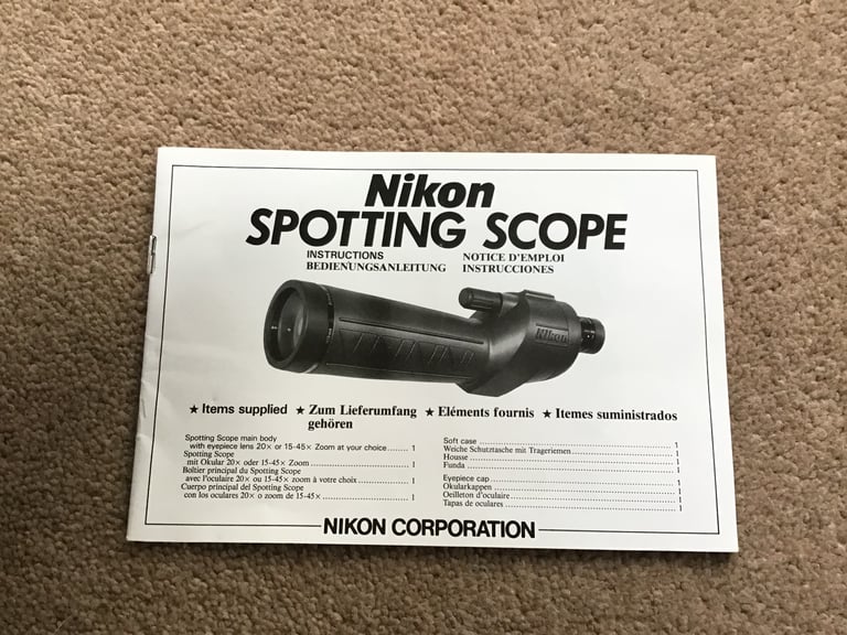 NIKON BIRD SPOTTING SCOPE
