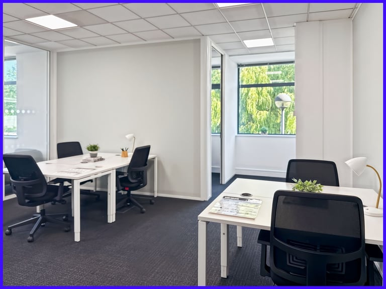 Camberley - GU16 7ER, 3 Desk serviced office to rent at Quatro House