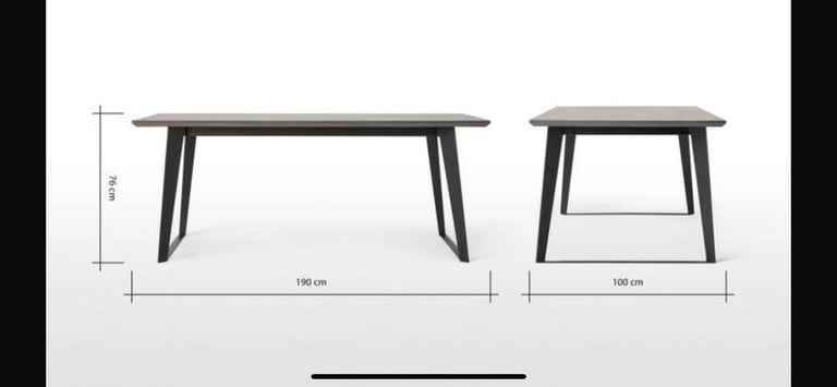 image for MADEdotCOM Boone 6 Seat Dining Table