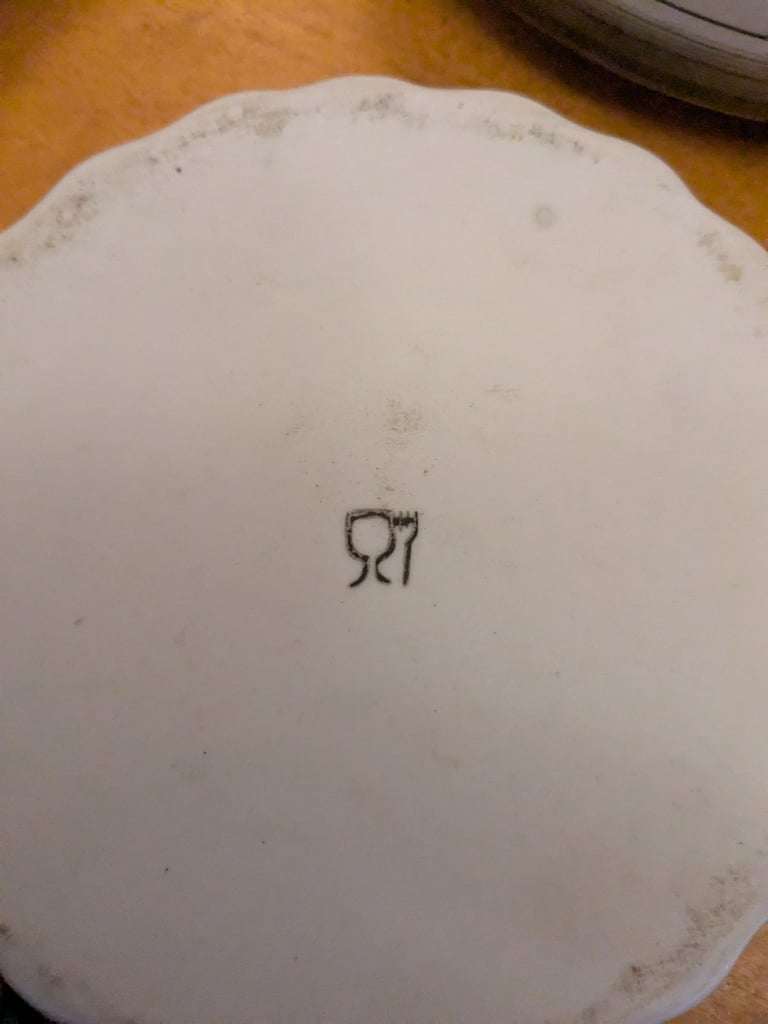 7 assorted ornamental plates, etc.