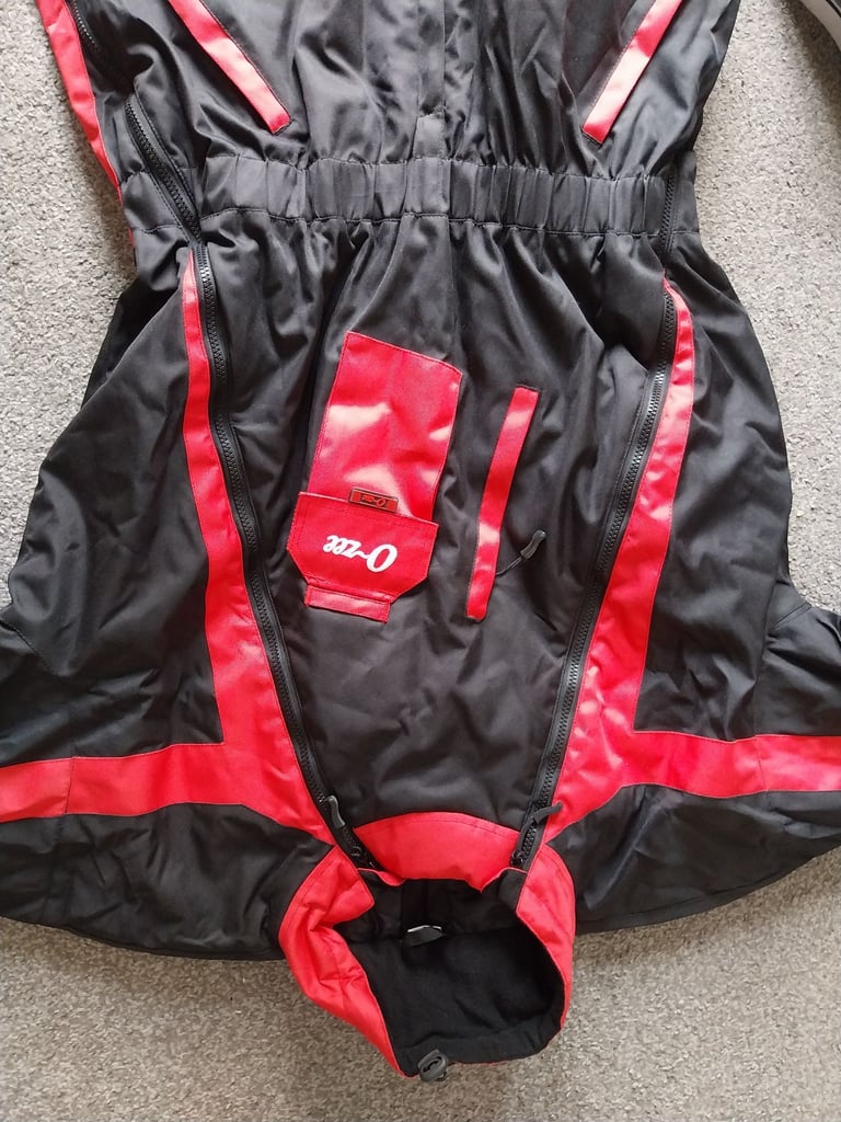 Ozee flying suit red and black