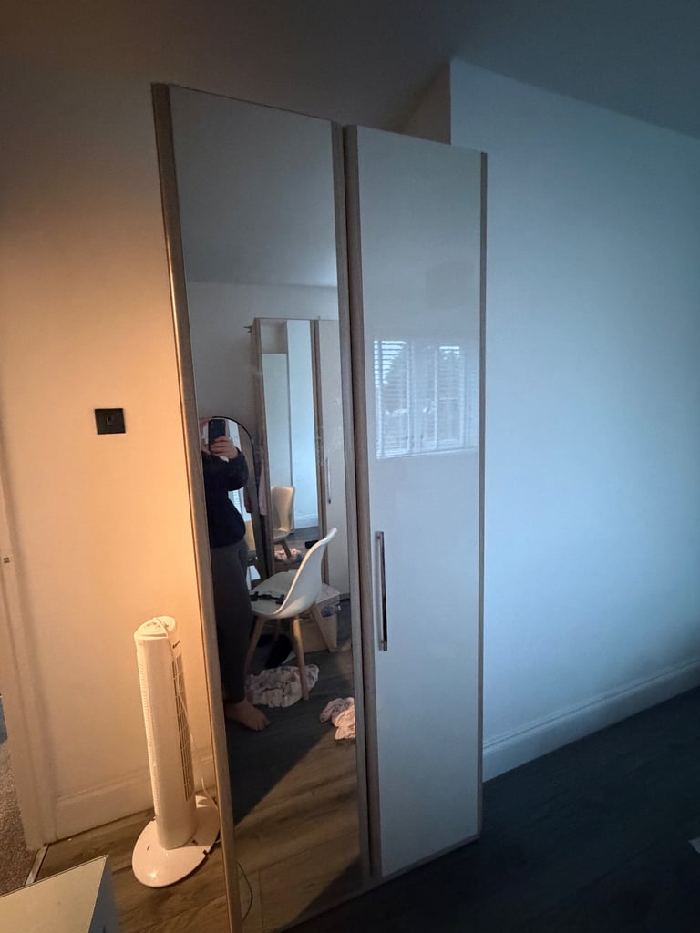 Wardrobes x2 and x2 side tables