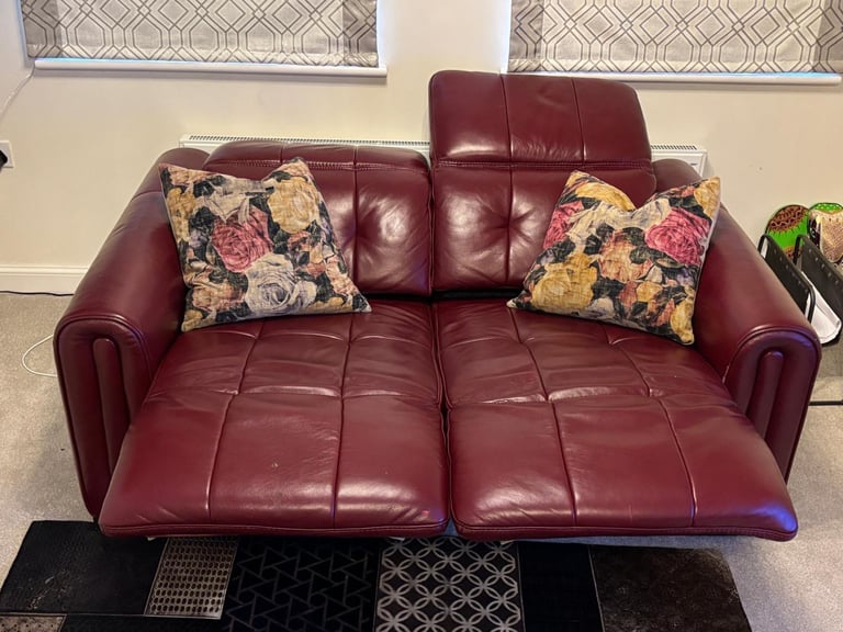 image for Recliner leather sofa