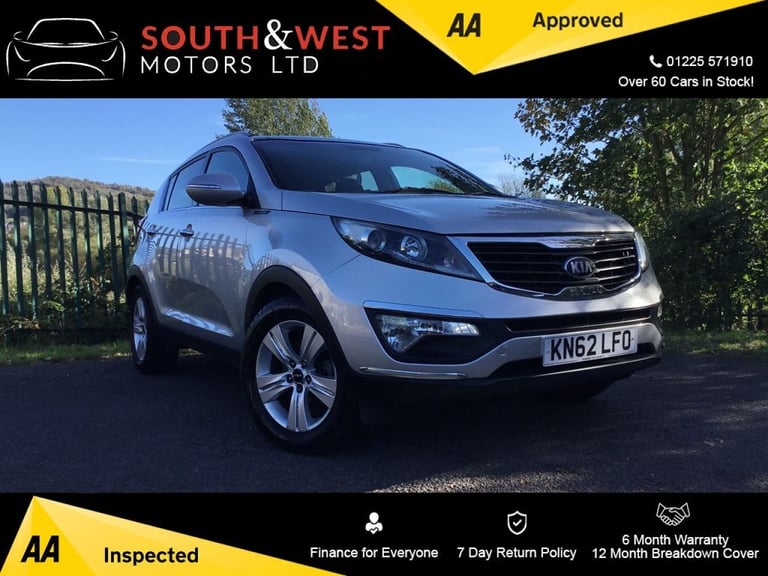 2012 Kia Sportage 1.7 CRDi EcoDynamics 2 SUV 5dr Diesel Manual 2WD Euro 5 (s/s) (114 bhp) ESTATE ...