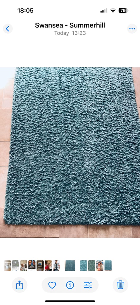 Shaggy pile rug 