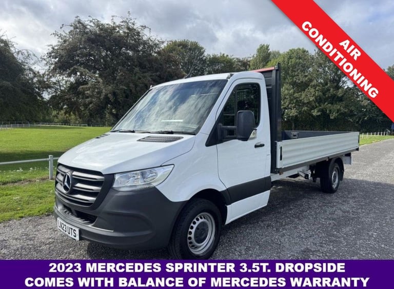 2023 Mercedes-Benz Sprinter 2.0 315CDI 3.5t. LWB Progressive Dropside, Air Con., RWD L3 Eu 6 150p...