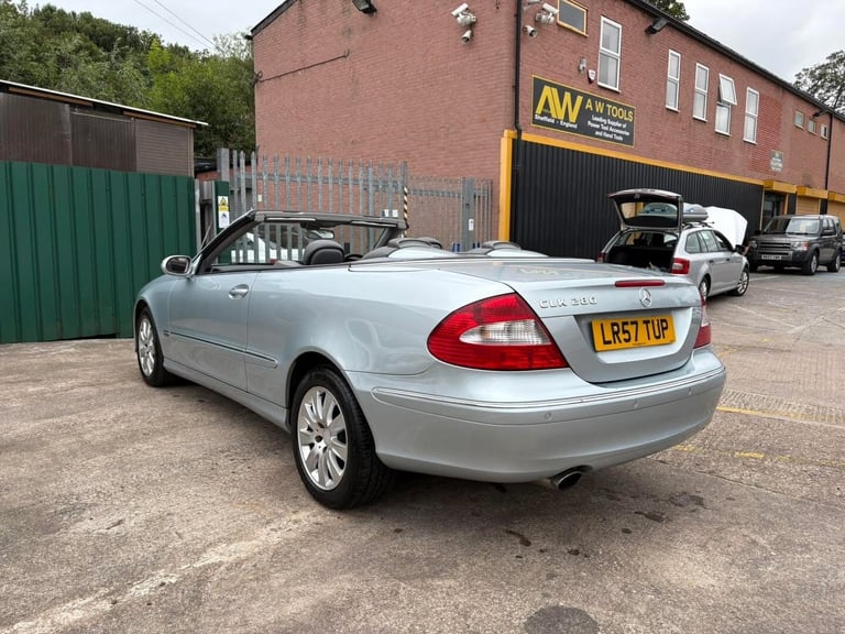 2007 Mercedes-Benz CLK 280 Elegance 2dr Tip Auto CONVERTIBLE Petrol Automatic