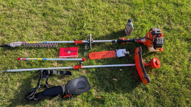image for Parker multi tool, hedge trimmer, grass trimmer, chainsaw 