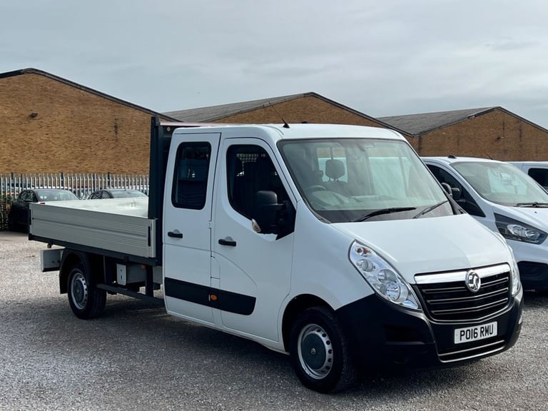 2016 Vauxhall Movano F3500 L3H1 2.3 CDTI CRC DROPSIDE CREWCAB/DROPSIDE Diesel Manual