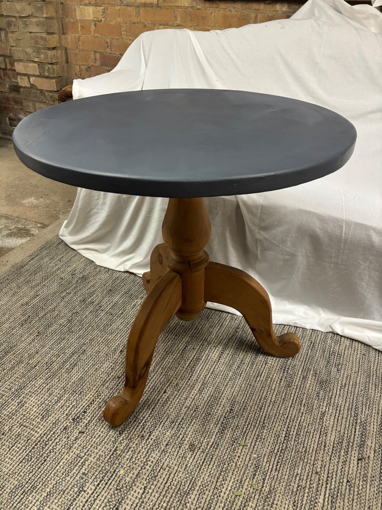 image for Reclaimed pine table with painted top