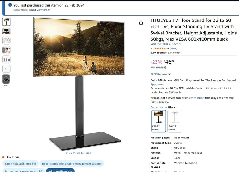Samsung 40UEH6700 Smart LED TV