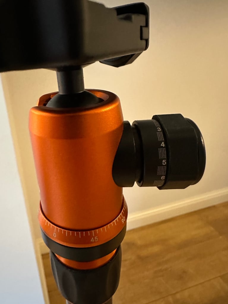 Mefoto Backpacker Travel A0350 Aluminium Tripod + Carry Bag Orange