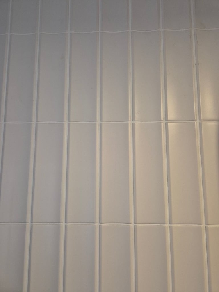 Finley Chute white concave ceramic wall tiles - Boutique Stone
