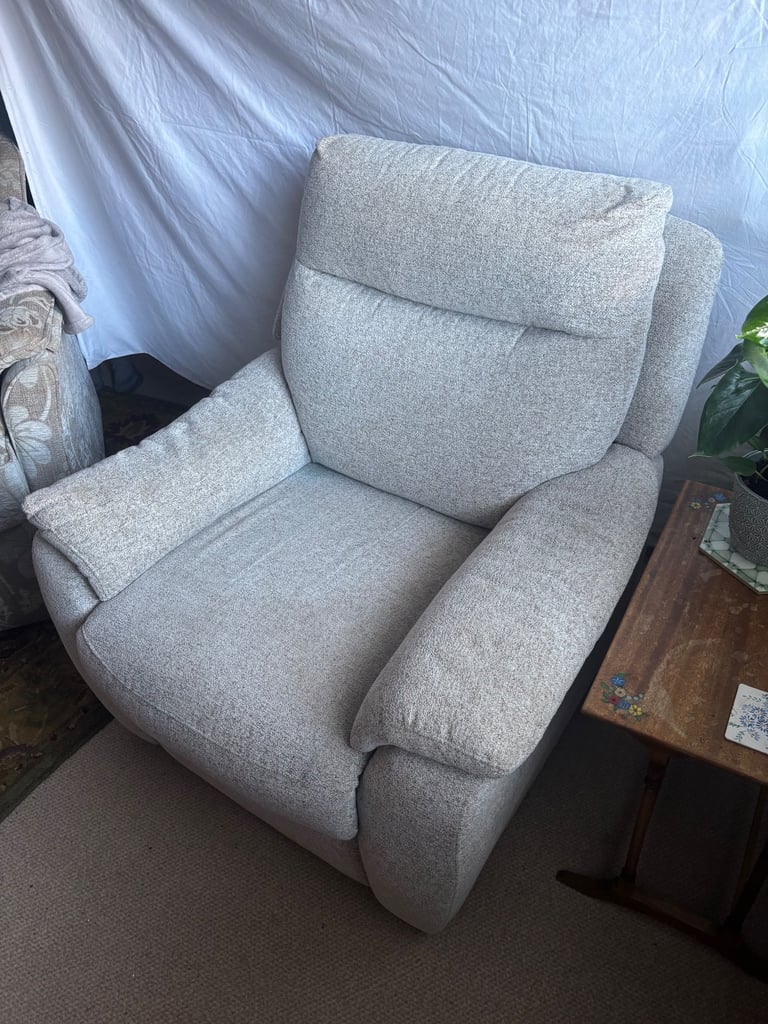 image for Recliner Armchair Oatmeal Colour