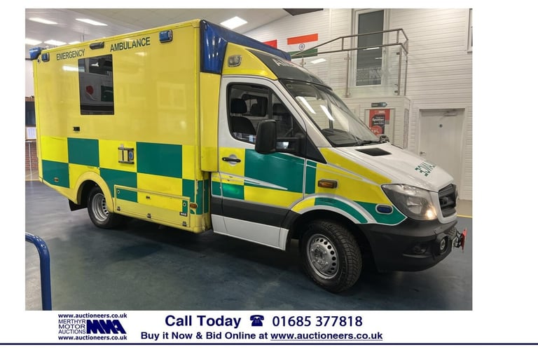 2015 Mercedes-Benz Sprinter 519 3.0CDI 190PS AUTO WAS BODY AMBULANCE / CAMPER NA Diesel Automatic