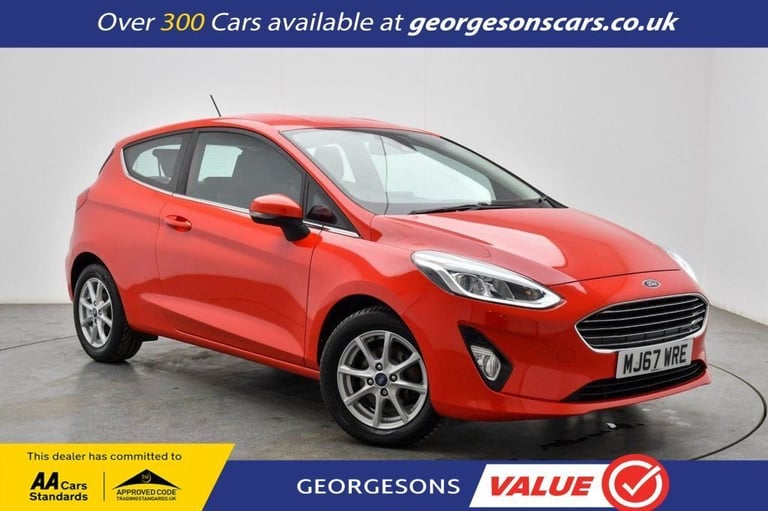 2017 Ford Fiesta 1.0 EcoBoost Zetec 3dr HATCHBACK PETROL Manual