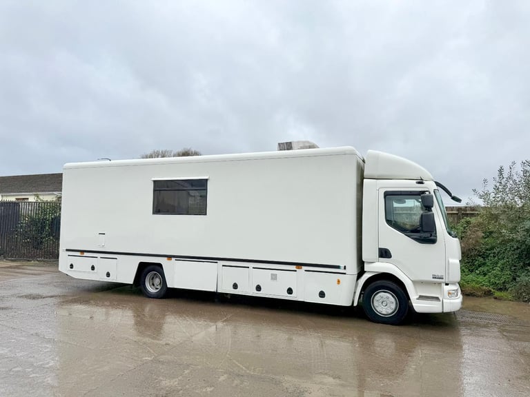2008 DAF LF45.220 EXHIBITION BUS CAMPER MOTORHOME RACEVAN PROJECT 70,000 MILES