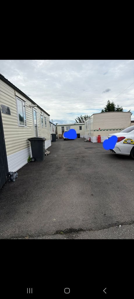 2 bed static mobile for rent. 
