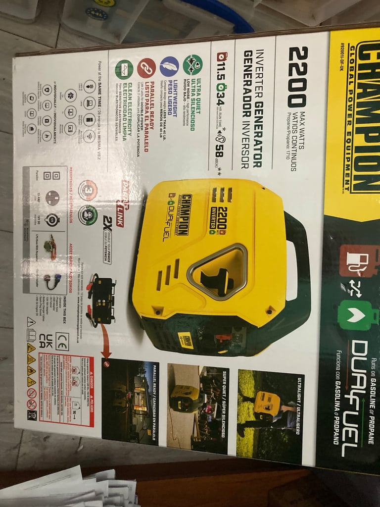 image for Dual fuel inverter generator 